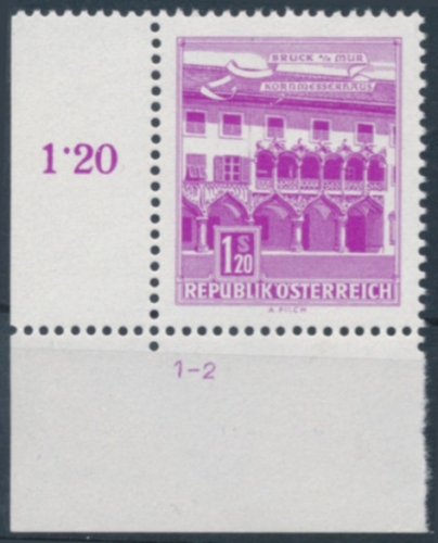 Briefmarke mit Symbolzahl(en)